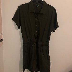 Army Green Romper